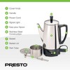 Presto 02822 Stainless Steel Coffee Maker, Classic Percolator, Easy Pour, Silver - 3 of 4