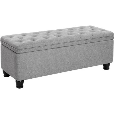 Tall storage ottoman discount bench