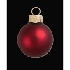 Northlight Matte Glass Christmas Ball Ornaments - 3.25" (80mm) - Henna - 8ct - 3 of 4