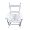 Children's rocking white chair- Indoor or Outdoor -Suitable for kids-Durable - 3 of 4