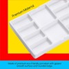 MEEDEN 14-Well Ceramic Paint Palette 1 Size, Porcelain Watercolor Painting Palette, Porcelain Paint Tray - 3 of 4