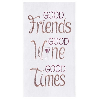 C&F Home Good Times Flour Sack Cotton Kitchen Towel
