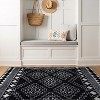 World Rug Gallery Geometric Shag Rug – Ideal for Living Room, Bedroom, or Entryway – White – Medium Pile, Easy to Clean - 2 of 4