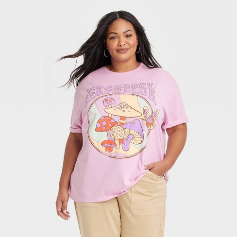 Women's Pink! Graphic Short Sleeve T-shirt - Pink : Target