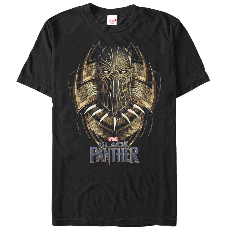Men's Marvel Black Panther 2018 Golden Jaguar T-Shirt, 1 of 5