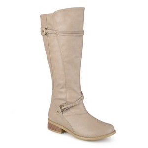 Journee Collection Womens Harley Stacked Heel Riding Boots - 1 of 4