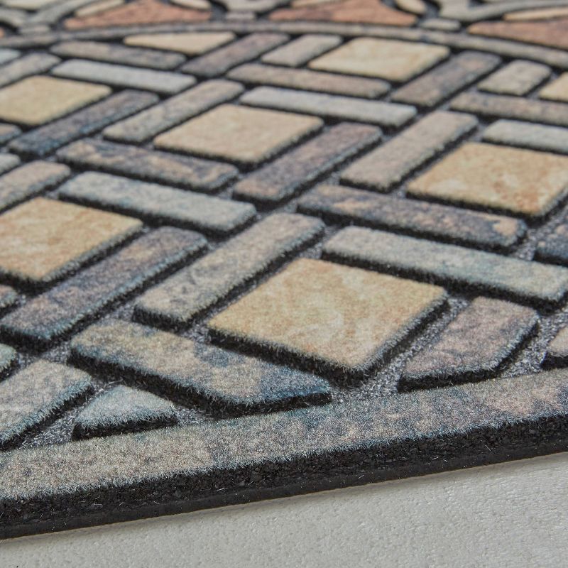 1&#39;11&#34;x2&#39;11&#34; Doorscapes Estate Mat Deco Tile Slice Assorted Brown - Mohawk, 4 of 6