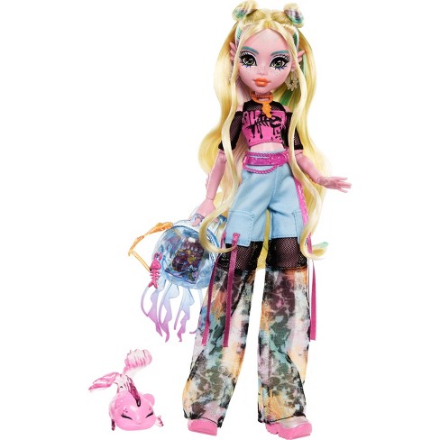 Monster High 12.7 Lagoona Blue Fashion Doll Blonde Hair green Eyes With Pet Neptuna And Accessories Target