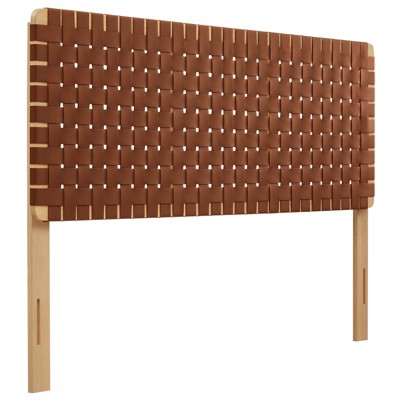 Modway Sparta Weave Queen Vegan Leather Headboard