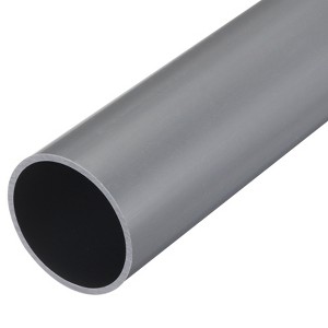 Unique Bargains High Impact Water Plumb Cable Sleeve PVC Rigid Round Pipes 20" Length - 1 of 4