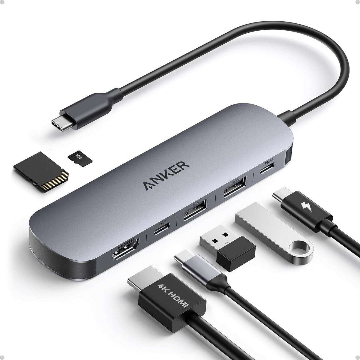 Anker USB C Hub, 7in1 Multi-Port USB Adapter