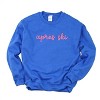 Simply Sage Market Women's Graphic Sweatshirt Embroidered Apres Ski Words - 3 of 4