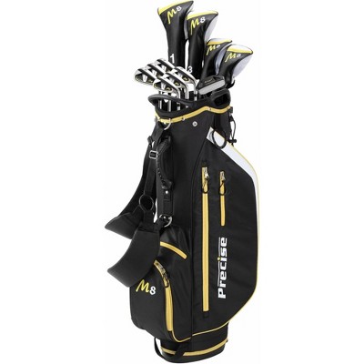 Probe Hues Precise 17-Piece Men's Golf Club Set with Stand Bag and Graphite Shafts