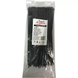 Axis Eagle Aspen 500233 Temperature-Rated Cable Ties, 100 pk (Black, 11)