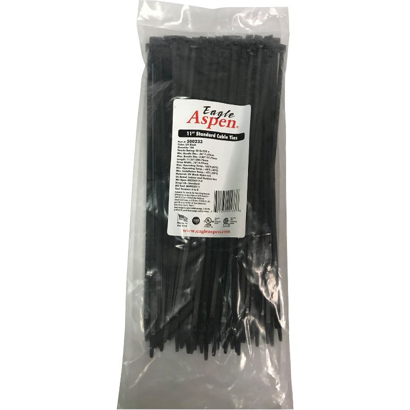 Eagle Aspen® Temperature-Rated Cable Ties, 100 Pack, 1 of 4