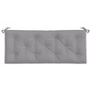 Aghana Digitals Grey Oxford Fabric Garden Bench Cushion - 47.2"x19.7", Water-Resistant, Non-Slip, - 4 of 4