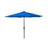 WestinTrends 9 Ft Outdoor Patio Solar LED Market Umbrella with Black Round Base - 2 of 3