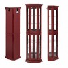 APRILSOUL Lighted Corner Display with Tempered Glass Door, Cabinet with Adjustable Shelf Glass Cabinet Shelves Bead Bulb Included - 2 of 4