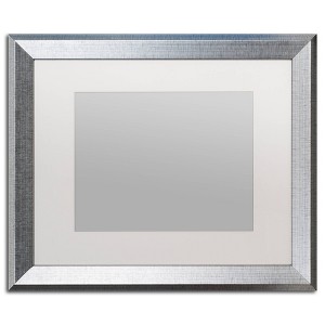 Trademark Fine Art 16"x20" Heavy Duty Silver Frame with White Mat - 1 of 3