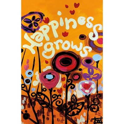 Trends International Happiness Grows Unframed Wall Poster Prints