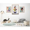 Kate & Laurel All Things Decor: Sylvie Animal Canvas Art Set by Rachel Lee, Mid-Century Wall Decor - 3 of 4