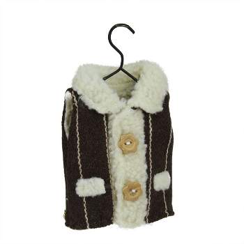 Raz Imports 5.25" Winter Vest on Hanger Christmas Ornament - Gray