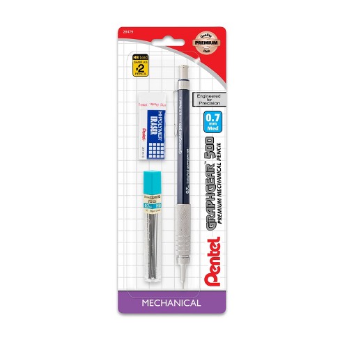 Auto Drafting Pencil 0.7mm with Lead + Eraser Blue Barrel - Pentel