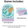 Big Dot of Happiness Let’s Be Mermaids - How Many Candies Baby Shower or Birthday Party Game - 1 Stand and 40 Cards - Candy Guessing Game - 3 of 4