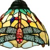 Chloe Lighting Empress Tiffany-Style Dark Bronze 1 Light Mini Pendant 8" Wide - 3 of 4