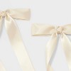 Satin Long Bow Hair Clip Set 2pc - A New Day™ - 3 of 3