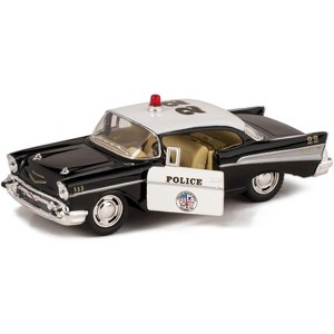 KiNSMART 1957 Bel Air Classic Police Car 5Inch 1:40 Scale Die Cast Metal Toy Car (1957 Bel Air) - 1 of 3