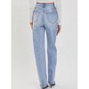 Women's Jillian High Rise Asymmetrical Button Dad Jeans - CELLO - 3 of 4