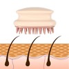 Unique Bargains Portable Shampoo Massage Hair Brush 3.94''x2.95'' 1 Pc - 2 of 4