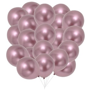 Unique Bargains Latex Party Balloons 10-inch Round Wedding Anniversary Birthday Party Backdrop Decorations 20 Pcs - 1 of 4