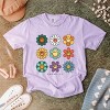 Simply Sage Market S.W.Smiley Flowers Stacked Garment Dyed Tee - 2 of 4