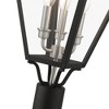 Livex Lighting Adams 3 - Light Post Light in  Black/Brushed Nickel - 4 of 4