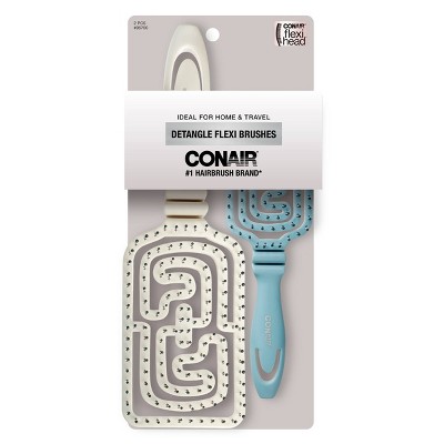 Conair Flexi Detangling Hair Brush - 2ct