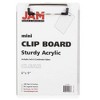 JAM Paper 6" x 9" Small Plastic Memo Clipboards with Low Profile Metal Clip - Mini - 3 of 4