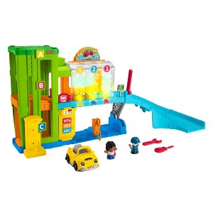 Fisher Price Little People Light-Up Learning Garage Set - 1 of 4