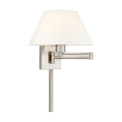 Livex Lighting 1 - Light Wall Light in  Brushed Nickel