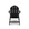 Black Adirondack Chair ¨C Premium HDPE Poly Lumber for Pool, Patio, and Garden Elegance - 2 of 4