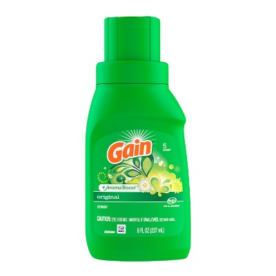 Gain + Aroma Boost Liquid Laundry Detergent, Original Scent, 5 Loads, 8 fl oz, HE Compatible