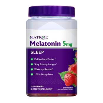 Natrol Melatonin 5mg Sleep Aid Gummies - Strawberry - 140ct