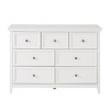 CAVINAS Modern 7 Drawers Dresser Closet Organizers and Storage Chest of Drawers with Metal Pulls for Living Room, Bedroom - 3 of 4