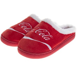 Coca-Cola Cherry COKE Casual Slippers for Women - Cozy Soft-Lined Warm Indoor Comfort Shoes (Adult) - 1 of 4