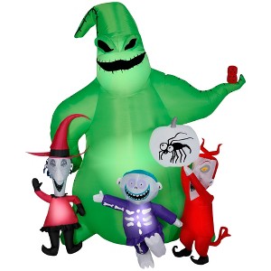 Nightmare Before Christmas Airblown Inflatable Oogie w/Creatures Scene Disney  , 7 ft Tall, Multi - 1 of 4