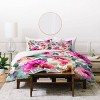 Marta Barragan Camarasa Abstract Geometrical Flowers Duvet Cover Set - Deny Designs - 4 of 4