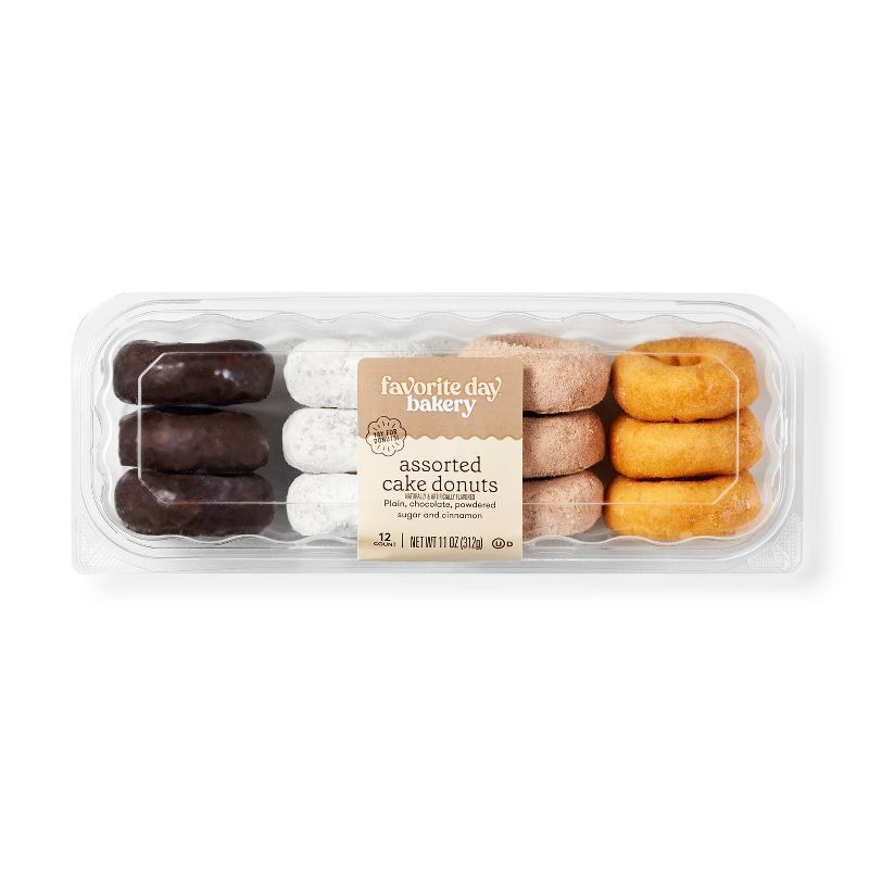 Assorted Cake Donuts - 11oz/12ct - Favorite Day&#8482;, 1 of 5