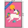 Trends International Andy Westface - To Be A Unicorn Framed Wall Poster Prints - 3 of 4