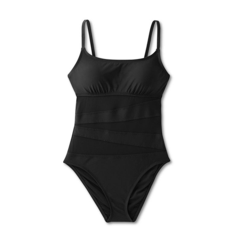 Women's Mesh Front One Piece Swimsuit - Shade & Shore™, 6 of 14